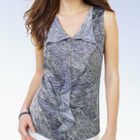 THE Limited multi-directional stripe ruffle - Picture 2 of 7